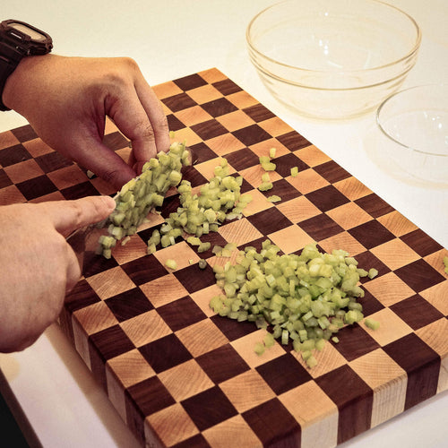 Walnut & Maple End Grain Cutting Board